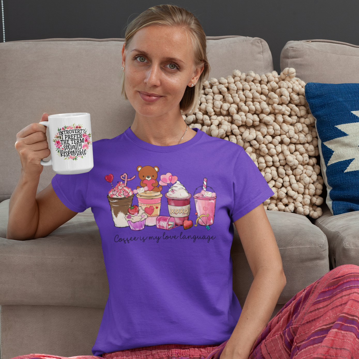 Coffee is my love language Unisex Ultra Cotton Tee