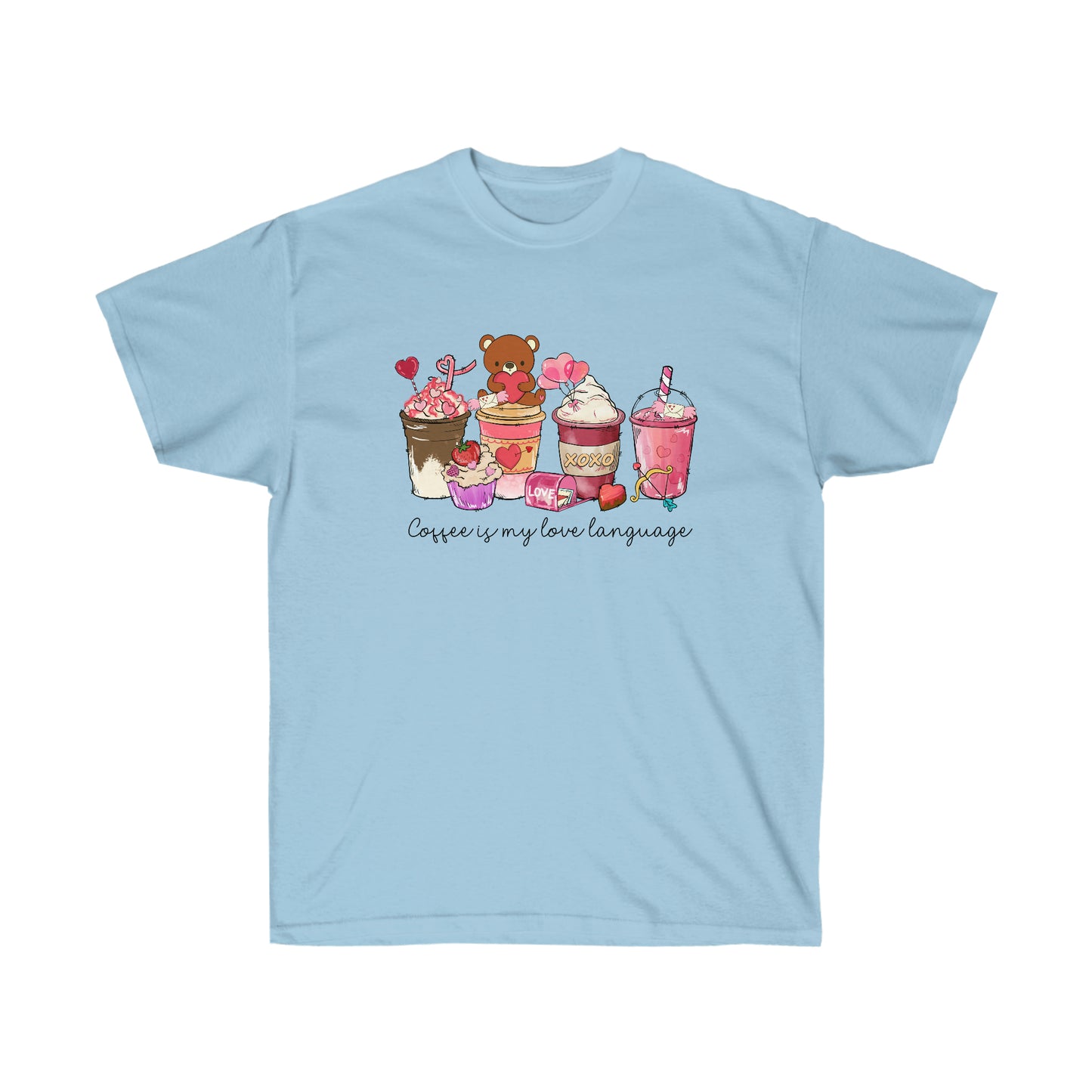 Coffee is my love language Unisex Ultra Cotton Tee
