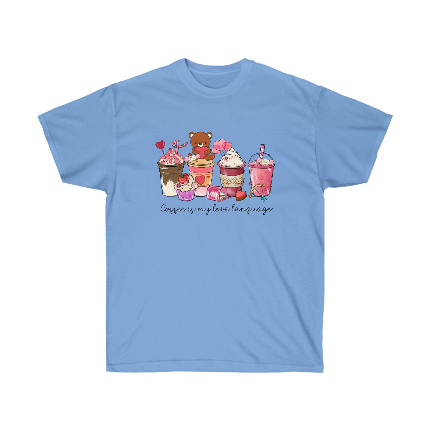 Coffee is my love language Unisex Ultra Cotton Tee