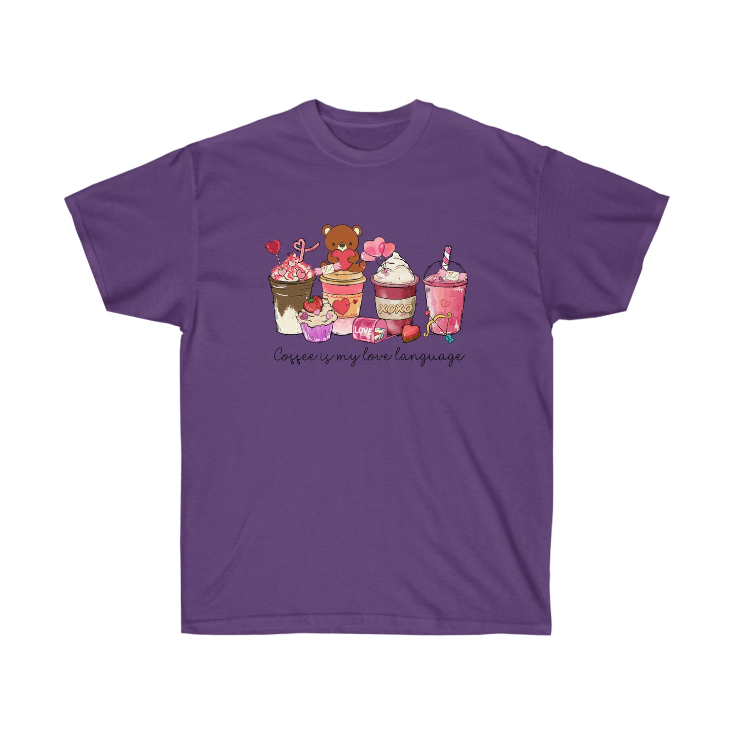 Coffee is my love language Unisex Ultra Cotton Tee
