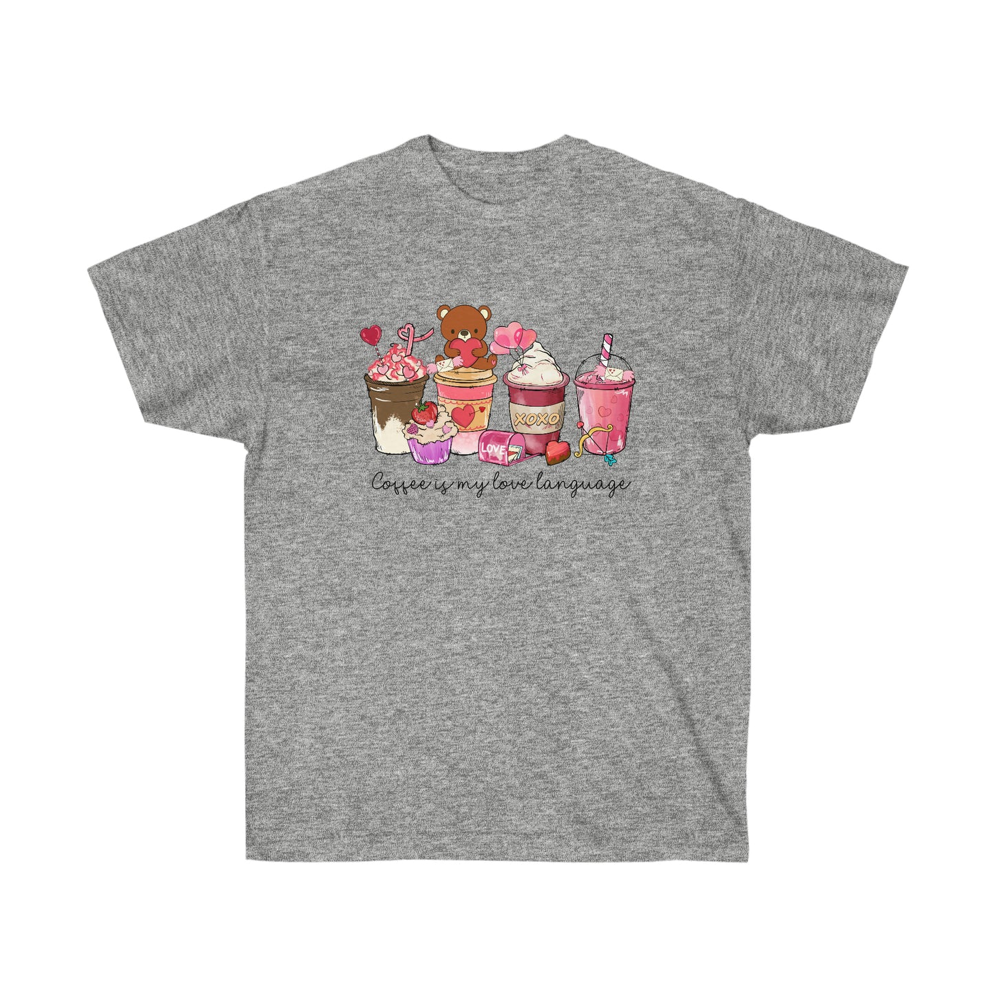 Coffee is my love language Unisex Ultra Cotton Tee