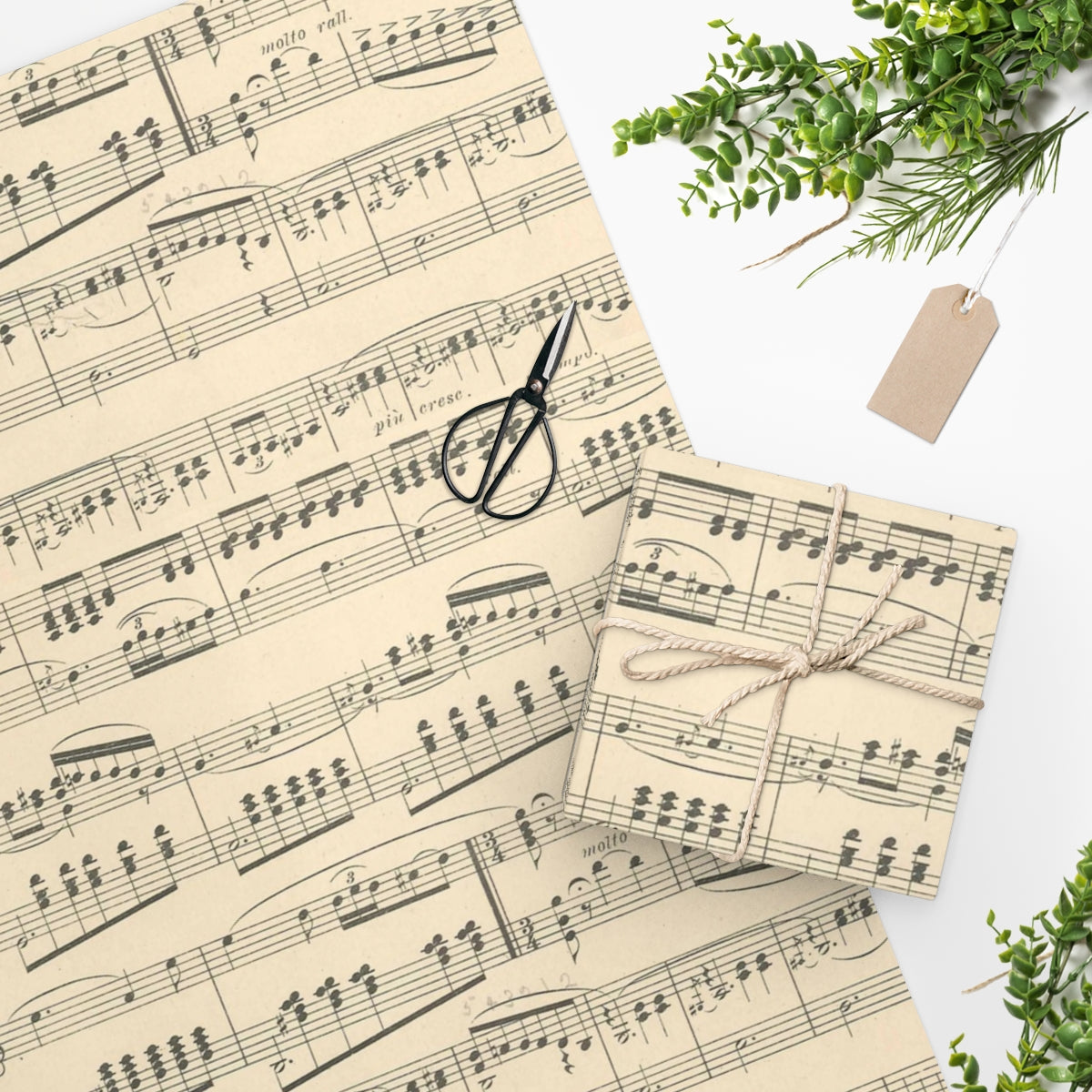 Antique Music Wrapping Paper