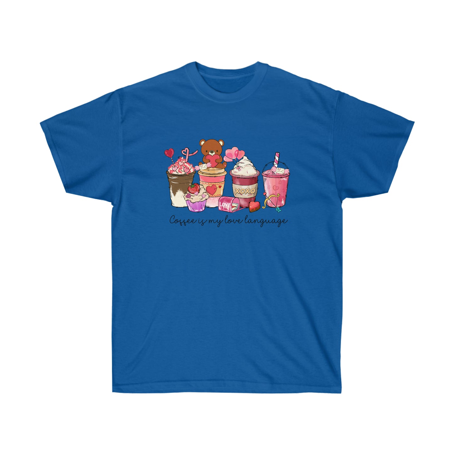 Coffee is my love language Unisex Ultra Cotton Tee