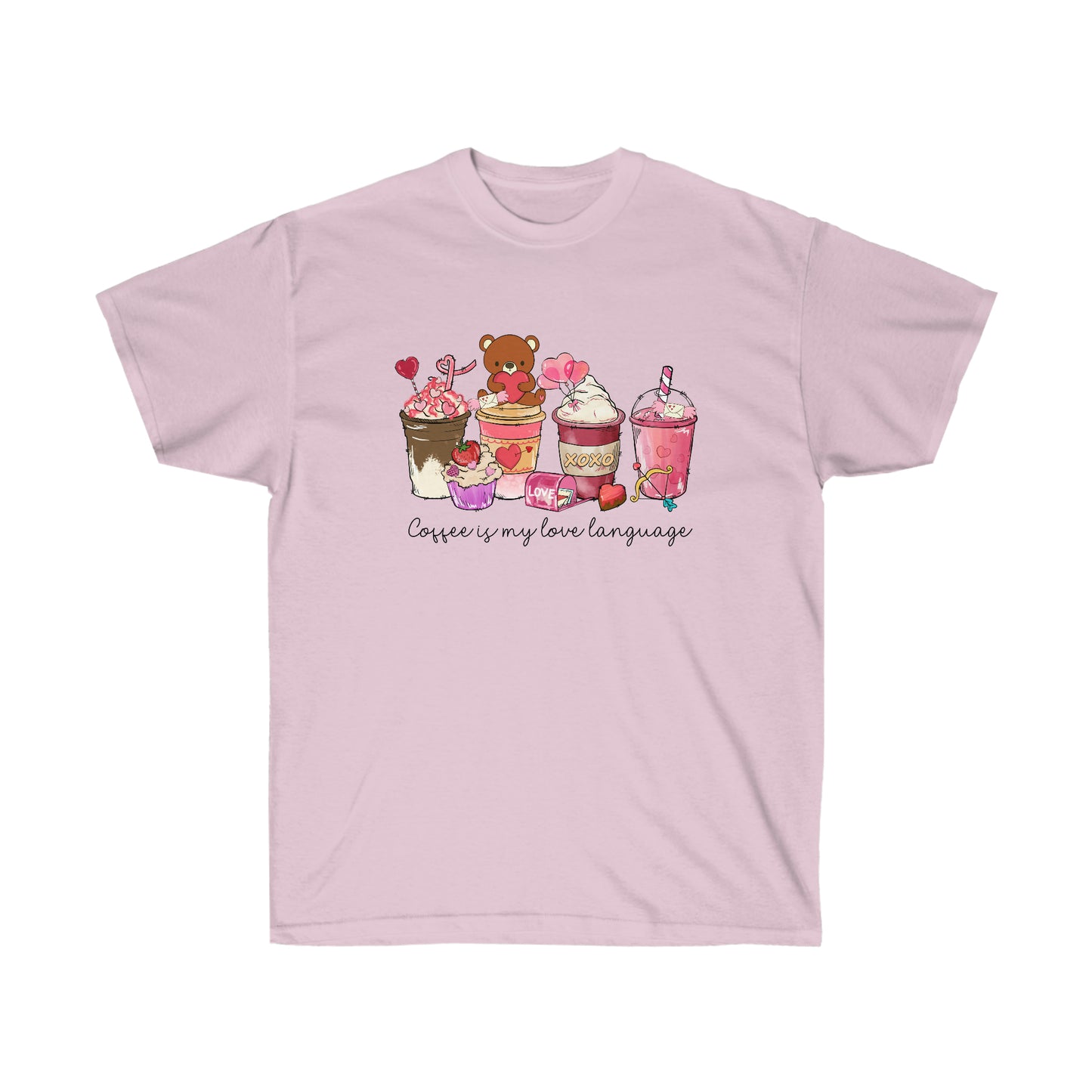 Coffee is my love language Unisex Ultra Cotton Tee