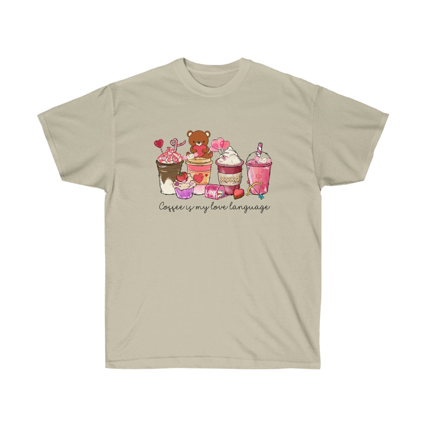 Coffee is my love language Unisex Ultra Cotton Tee
