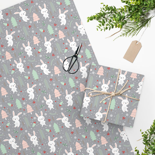 Christmas Bunnies Wrapping Paper