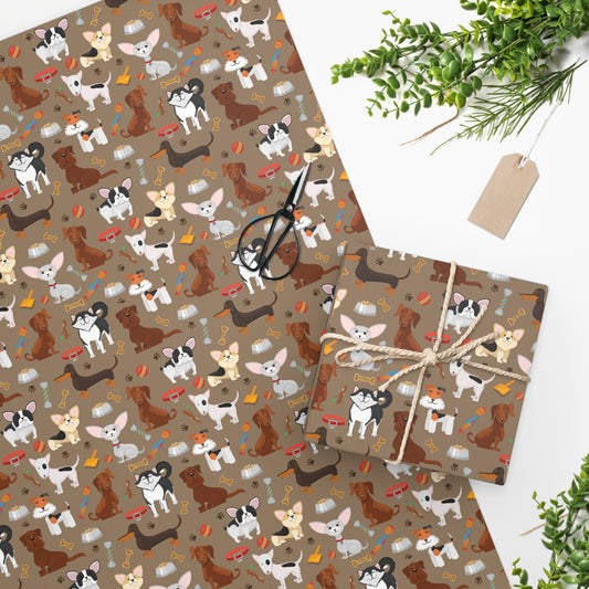 Cute Puppies Wrapping Paper