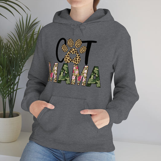Cat Mama Unisex Heavy Blend Hooded Sweatshirt
