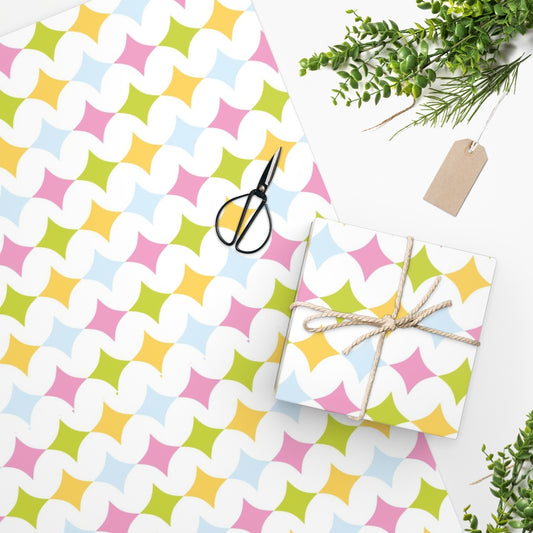 Spring Abstract Print Wrapping Paper