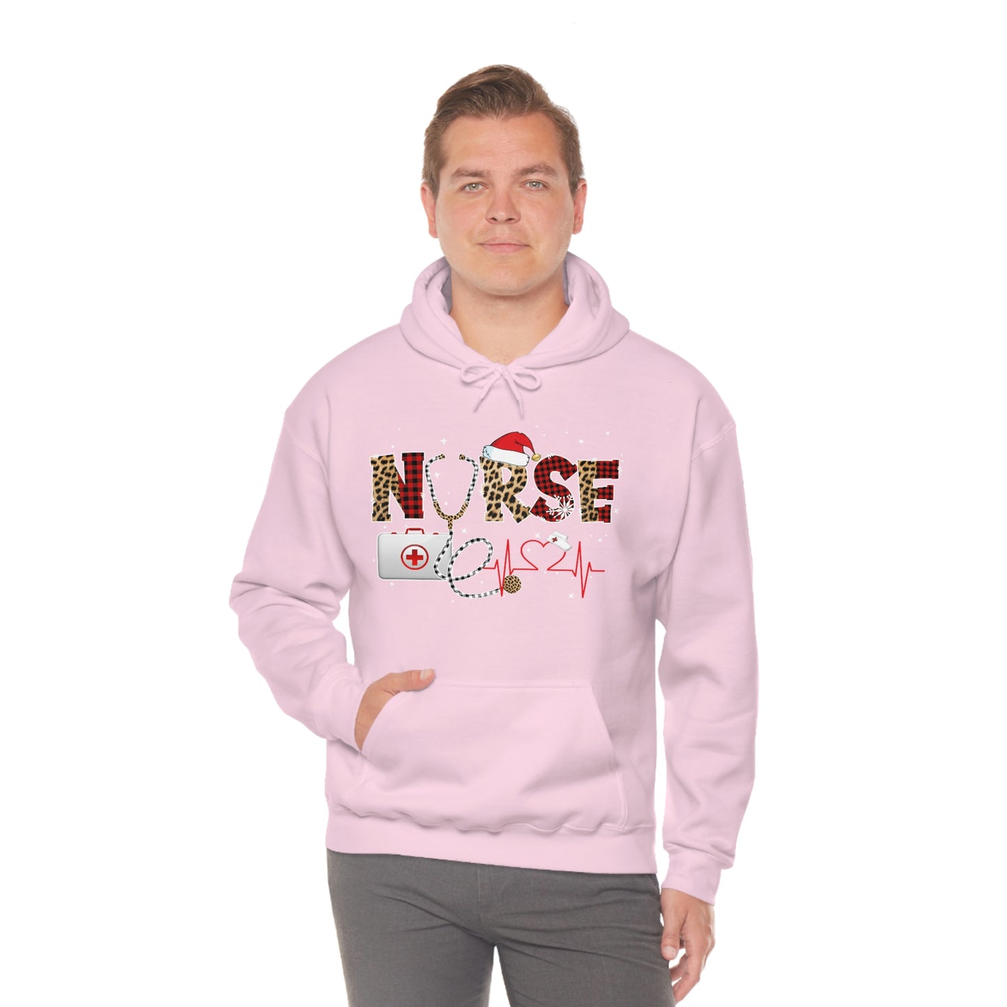 Holiday Nurse Unisex Heavy Blend Hooded Sweatshirt