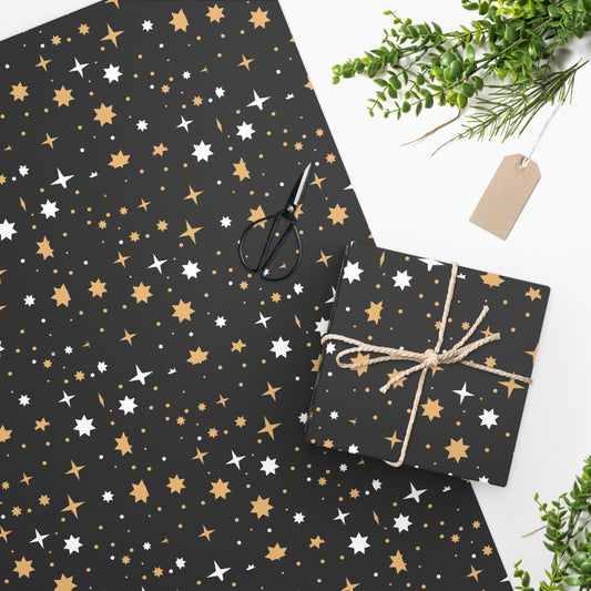 Whimsical Star Wrapping Paper