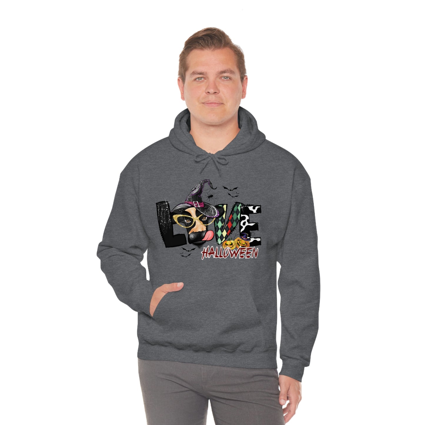 Love Farm Halloween Unisex Heavy Blend Hooded Sweatshirt