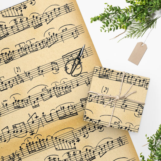 Antique Music Wrapping Paper