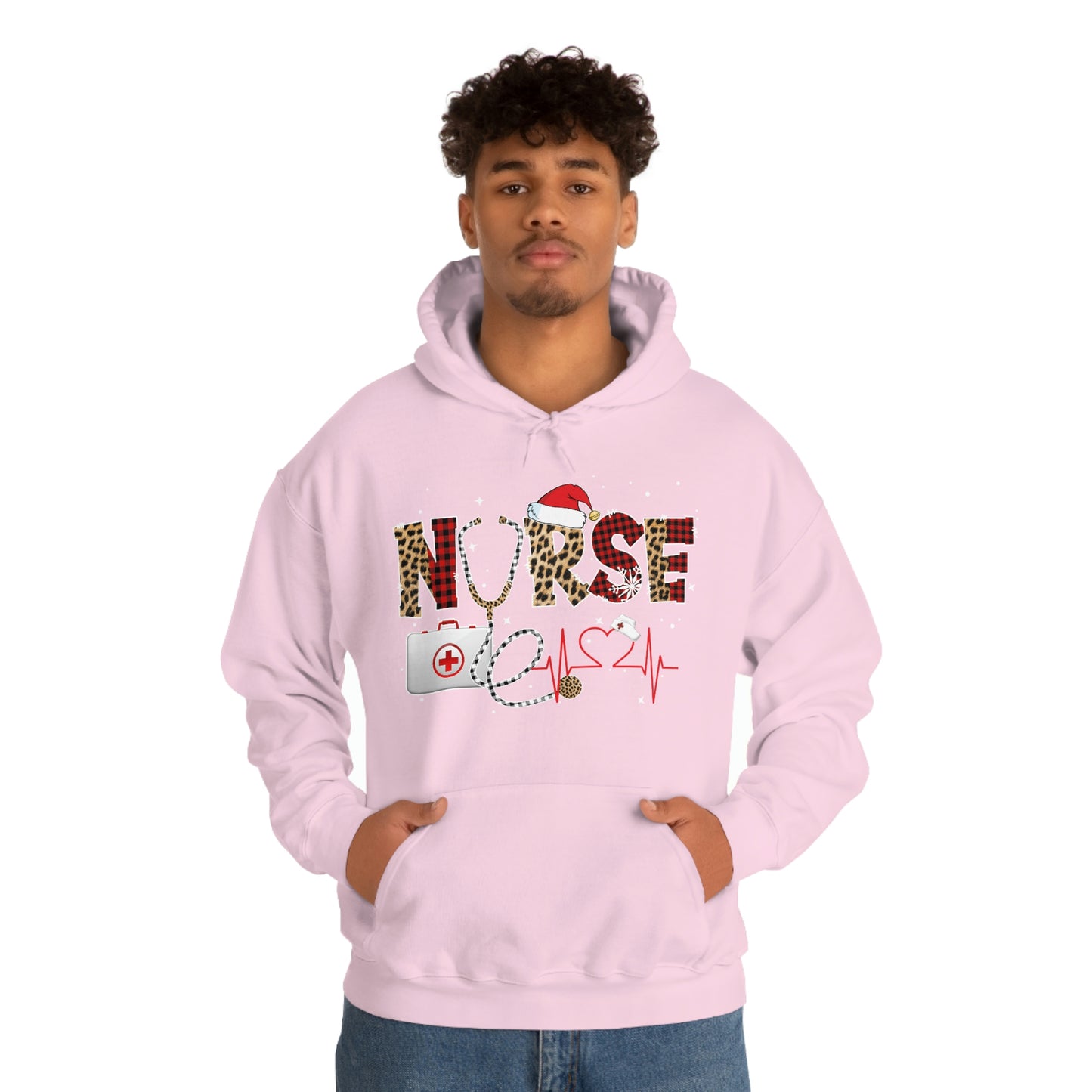 Holiday Nurse Unisex Heavy Blend Hooded Sweatshirt