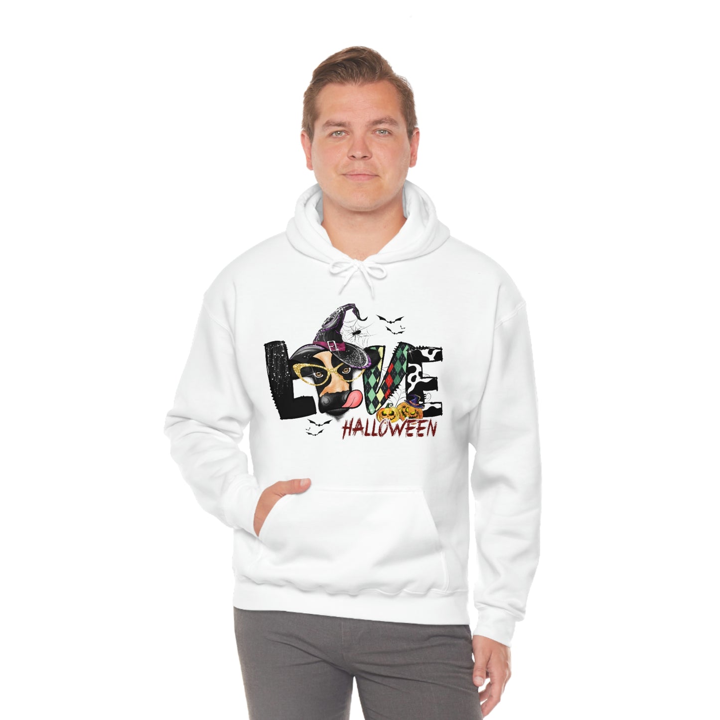 Love Farm Halloween Unisex Heavy Blend Hooded Sweatshirt