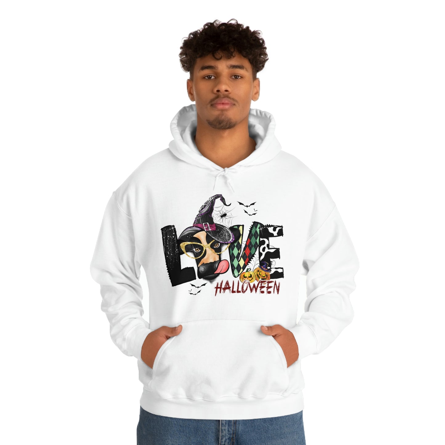 Love Farm Halloween Unisex Heavy Blend Hooded Sweatshirt