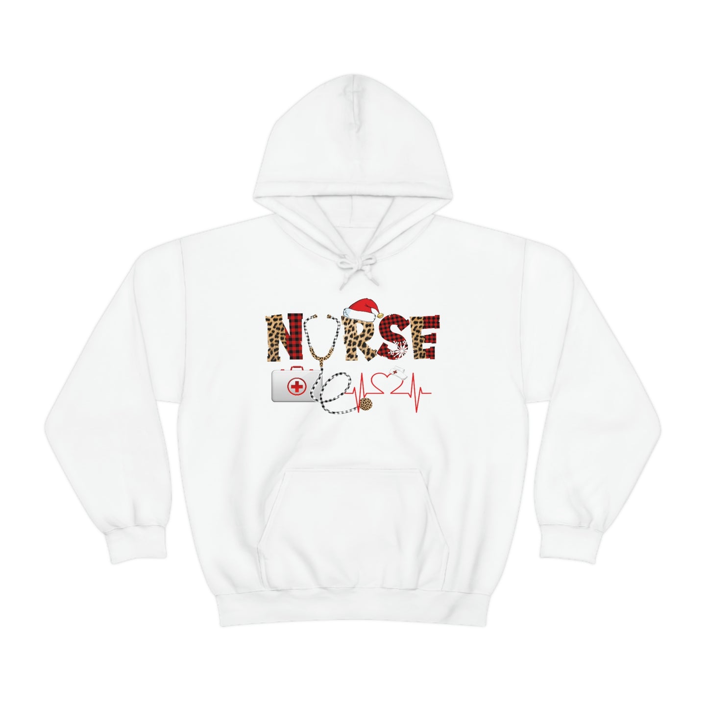 Holiday Nurse Unisex Heavy Blend Hooded Sweatshirt