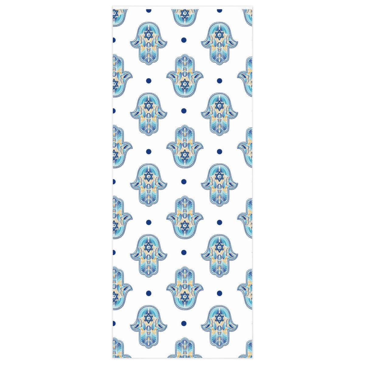 Hamsa Hand, Hanukkah Wrapping Paper