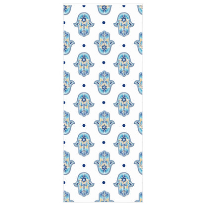 Hamsa Hand, Hanukkah Wrapping Paper