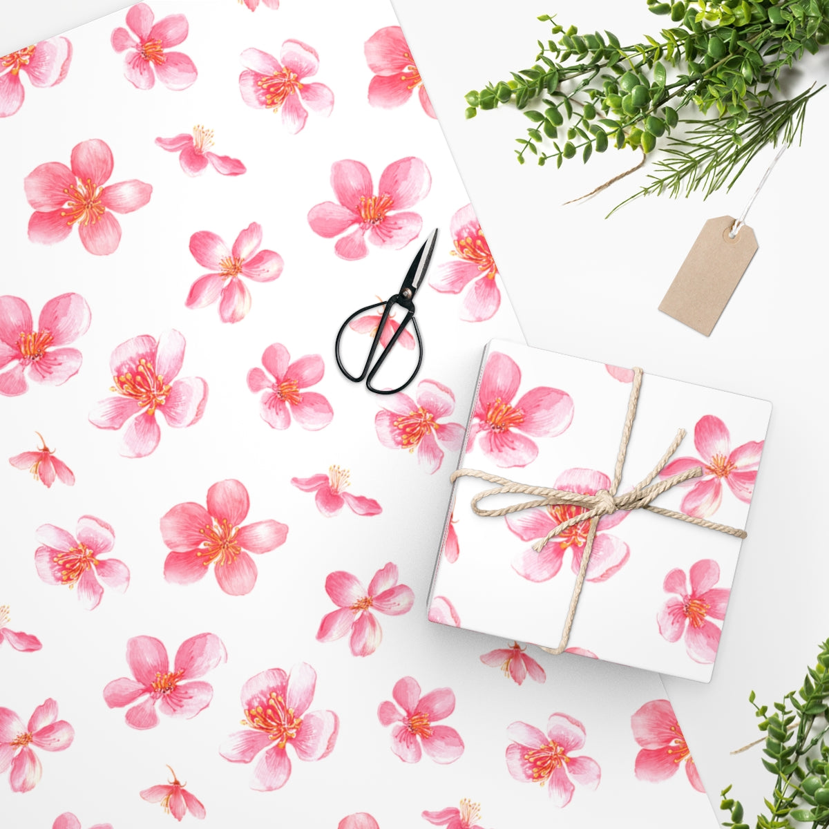 Sakura Flower Wrapping Paper