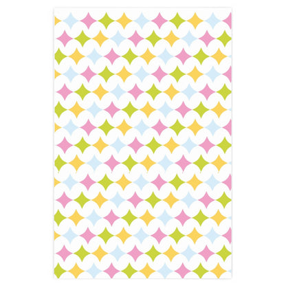 Spring Abstract Print Wrapping Paper