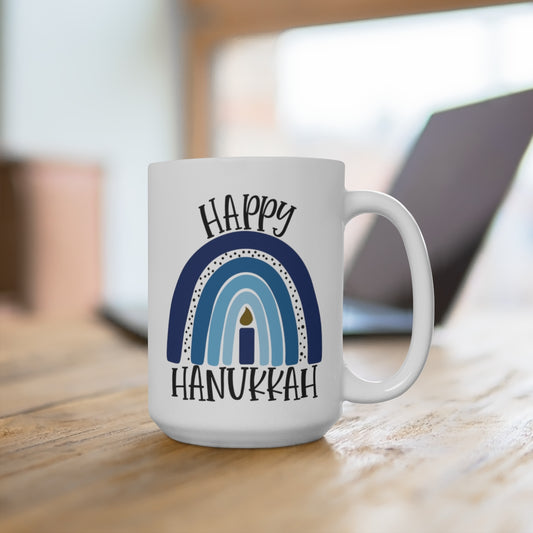 Happy Hanukkah Ceramic Mug