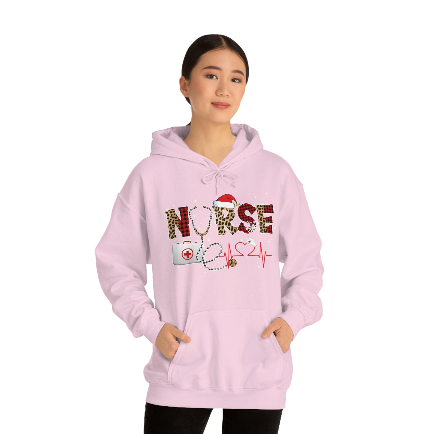 Holiday Nurse Unisex Heavy Blend Hooded Sweatshirt