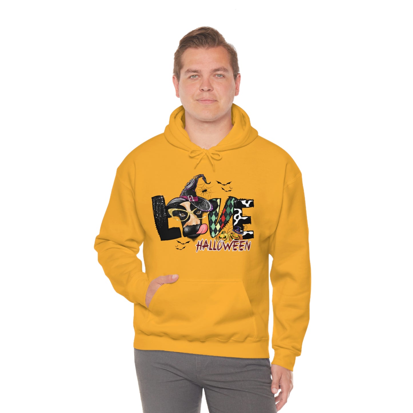 Love Farm Halloween Unisex Heavy Blend Hooded Sweatshirt