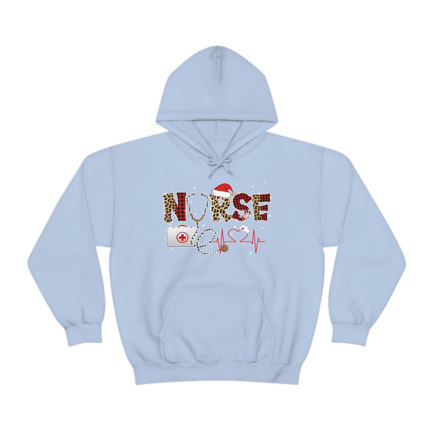 Holiday Nurse Unisex Heavy Blend Hooded Sweatshirt