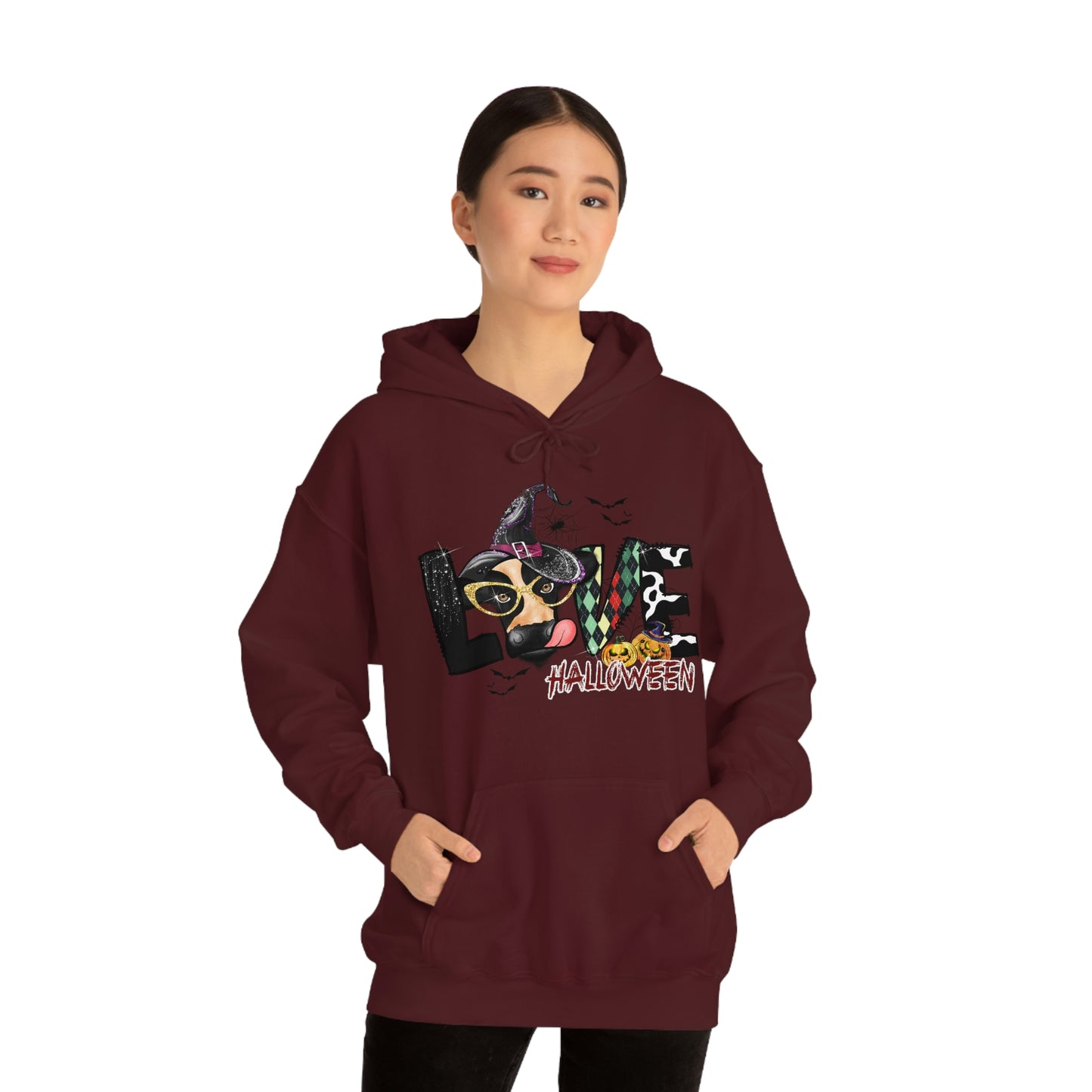 Love Farm Halloween Unisex Heavy Blend Hooded Sweatshirt