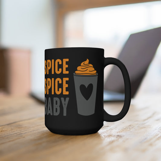 Spice Spice Baby Black Mug 15oz