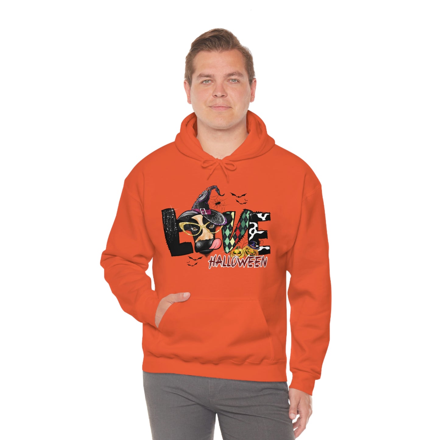 Love Farm Halloween Unisex Heavy Blend Hooded Sweatshirt