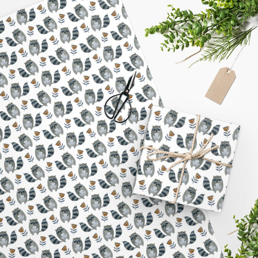 Raccoon Wrapping Paper
