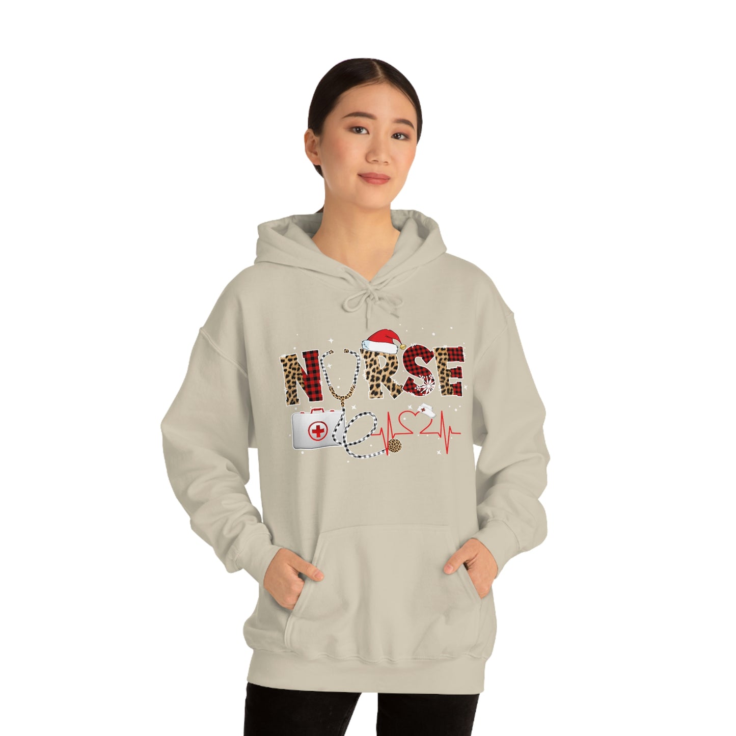 Holiday Nurse Unisex Heavy Blend Hooded Sweatshirt