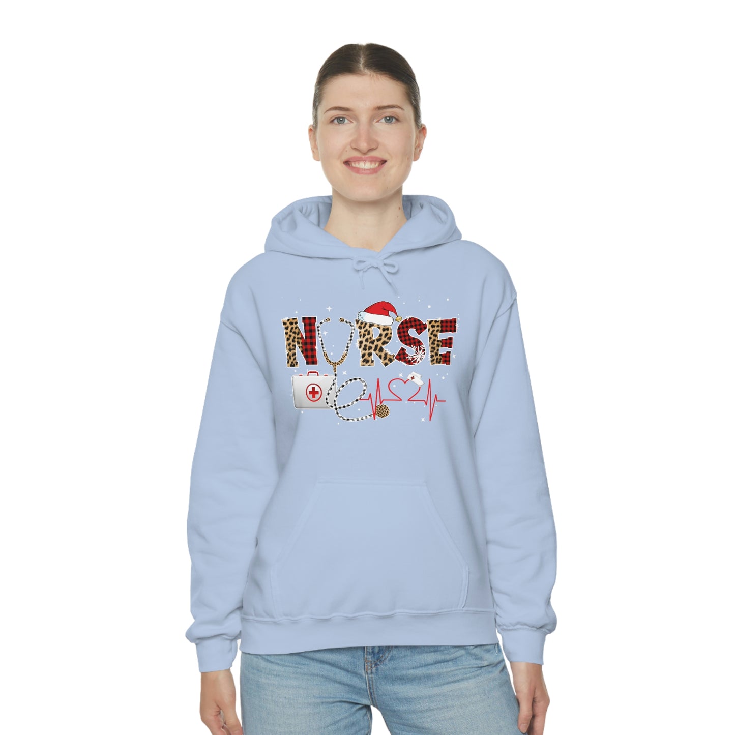 Holiday Nurse Unisex Heavy Blend Hooded Sweatshirt