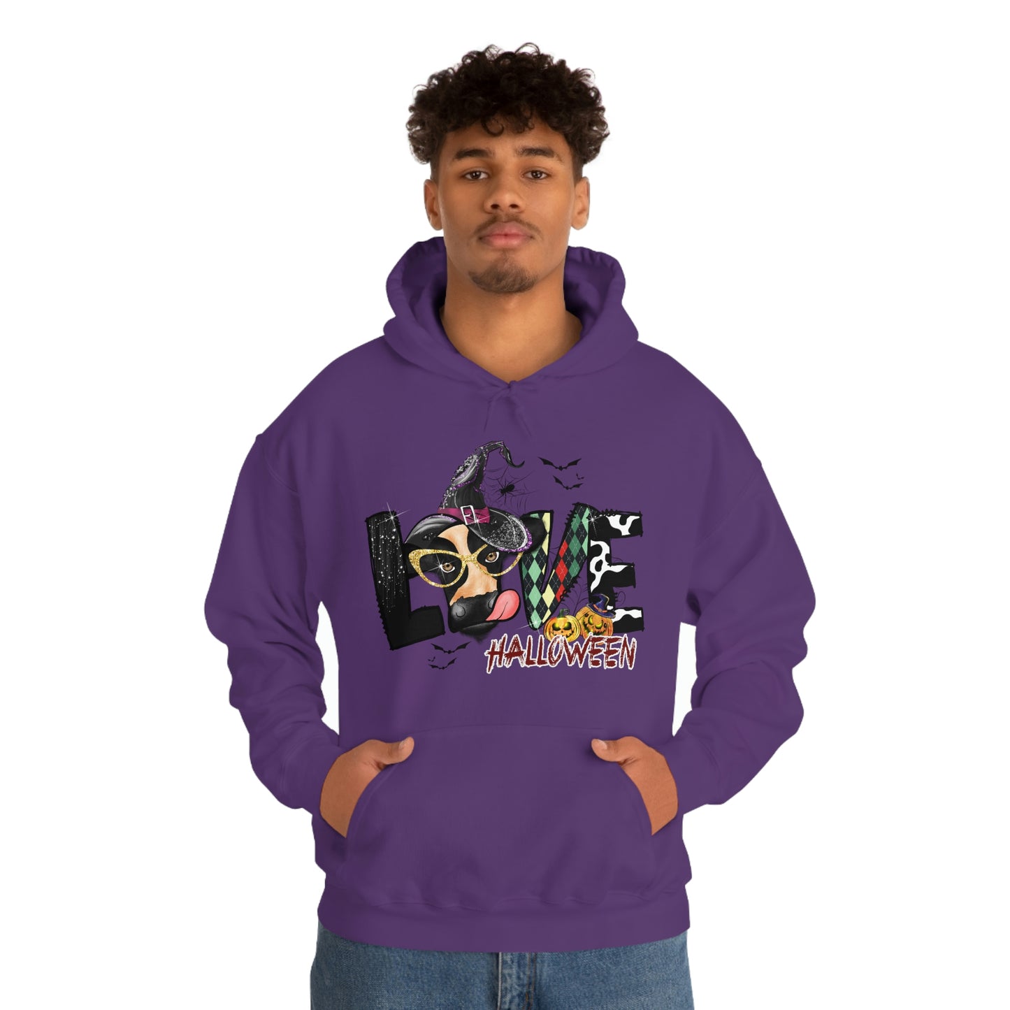 Love Farm Halloween Unisex Heavy Blend Hooded Sweatshirt