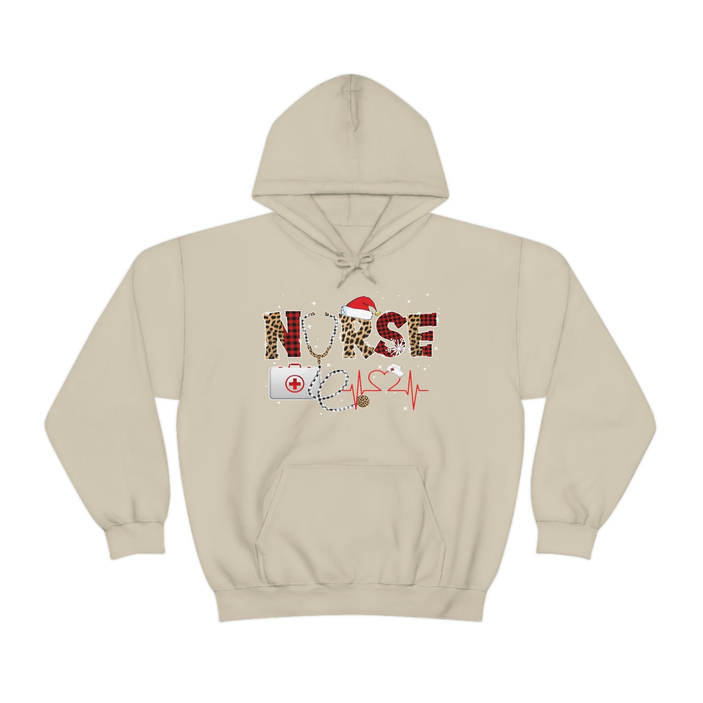 Holiday Nurse Unisex Heavy Blend Hooded Sweatshirt