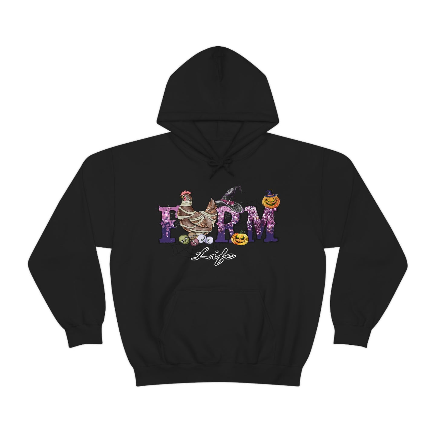 Halloween Farm Life Unisex Heavy Blend Hooded Sweatshirt