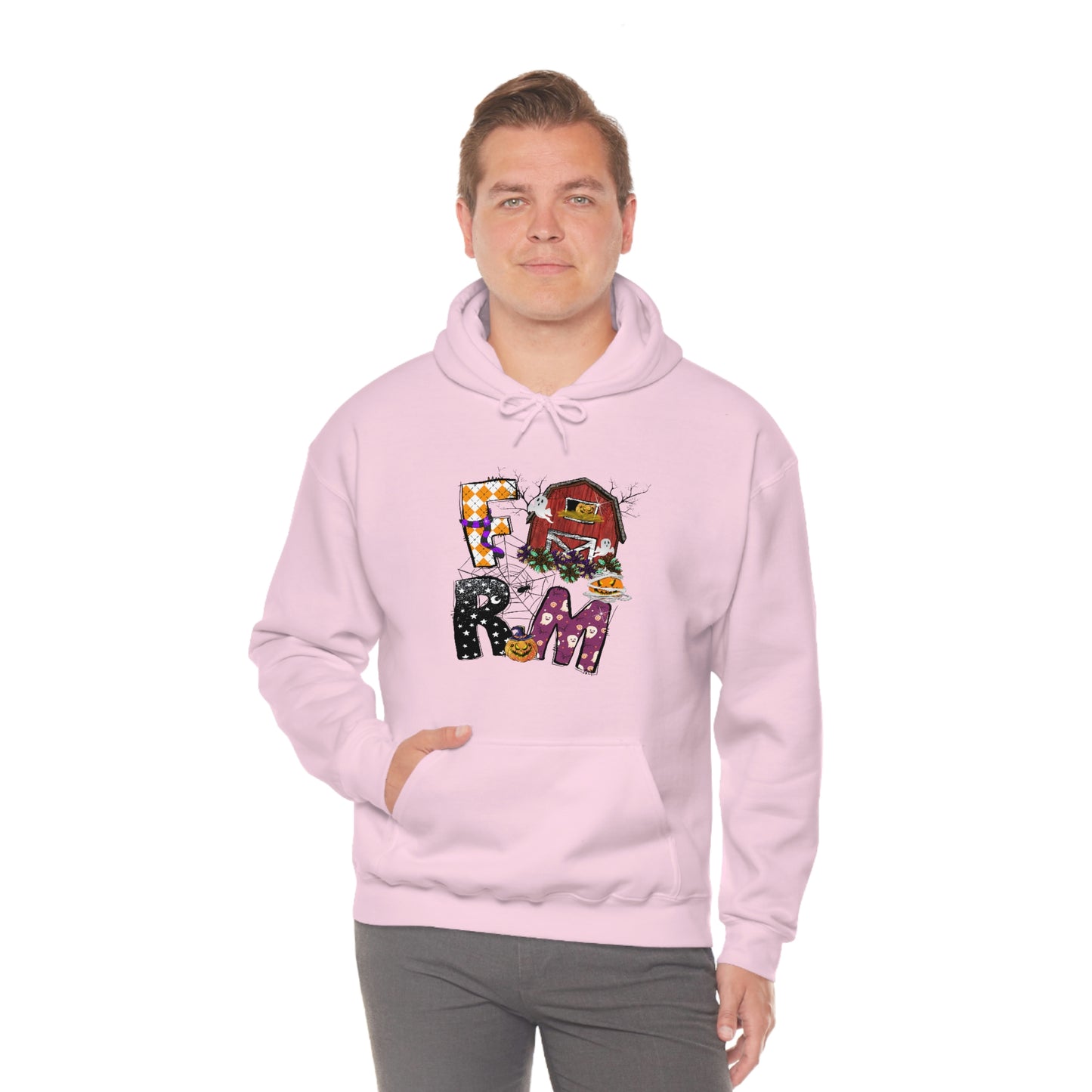 Halloween Farm Unisex Heavy Blend Hooded Sweatshirt