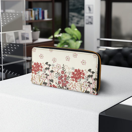 Flower Zipper Wallet