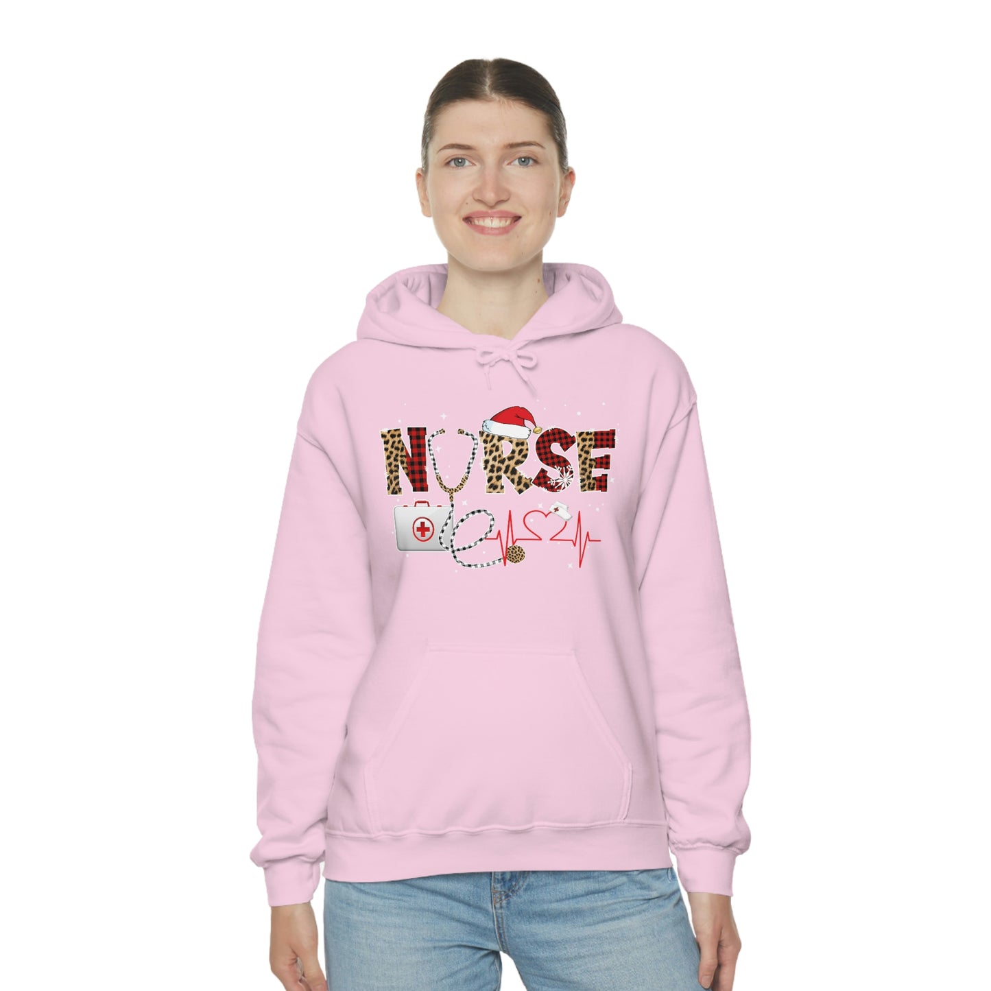 Holiday Nurse Unisex Heavy Blend Hooded Sweatshirt