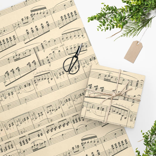 Antique Music Wrapping Paper