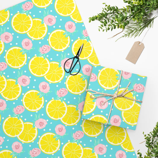 Lemon's & Flower's Wrapping Paper