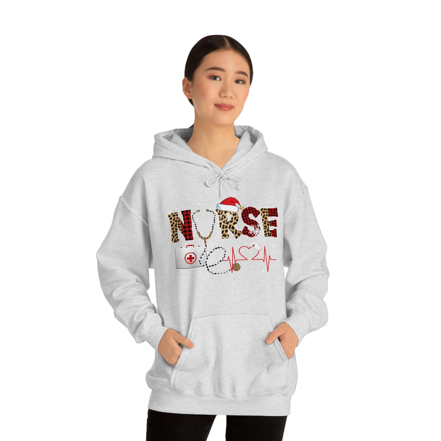 Holiday Nurse Unisex Heavy Blend Hooded Sweatshirt