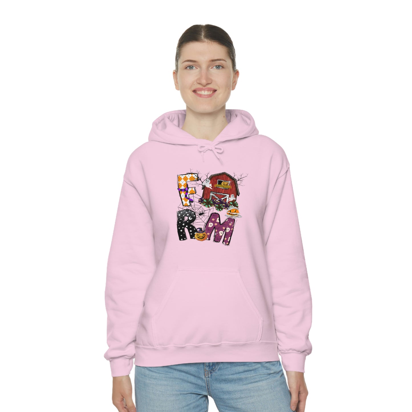 Halloween Farm Unisex Heavy Blend Hooded Sweatshirt