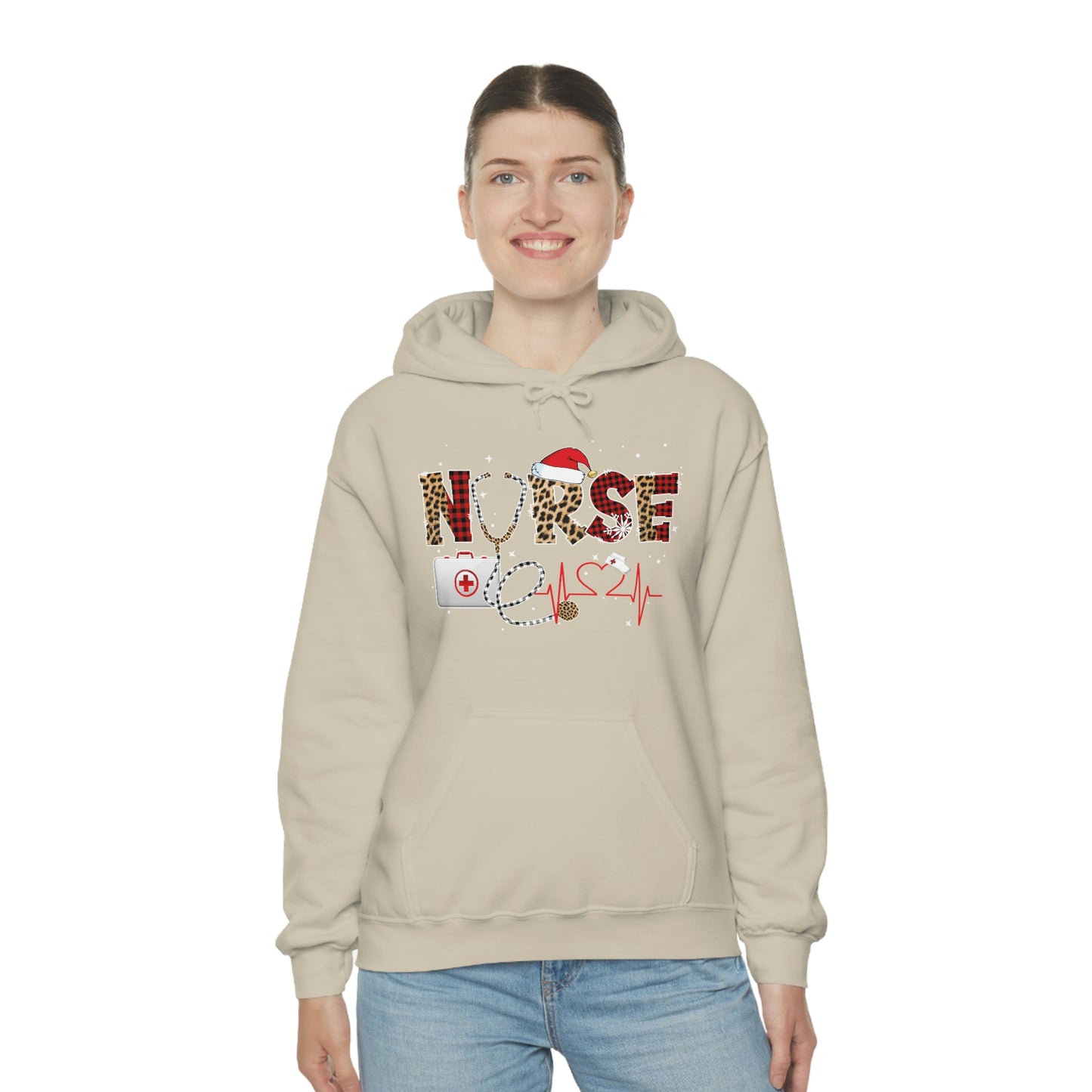 Holiday Nurse Unisex Heavy Blend Hooded Sweatshirt