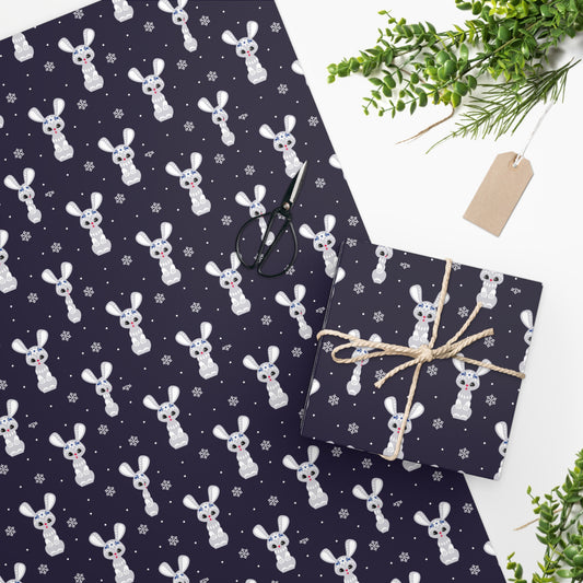 Christmas Bunny Wrapping Paper