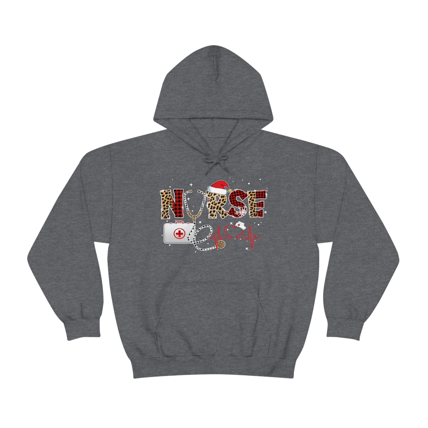 Holiday Nurse Unisex Heavy Blend Hooded Sweatshirt