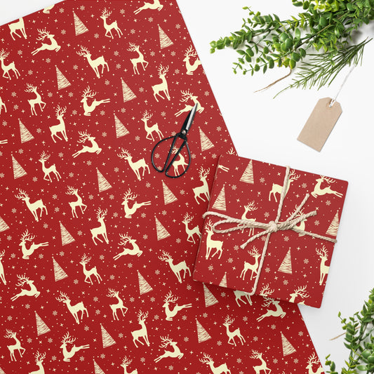 Christmas Reindeer Wrapping Paper