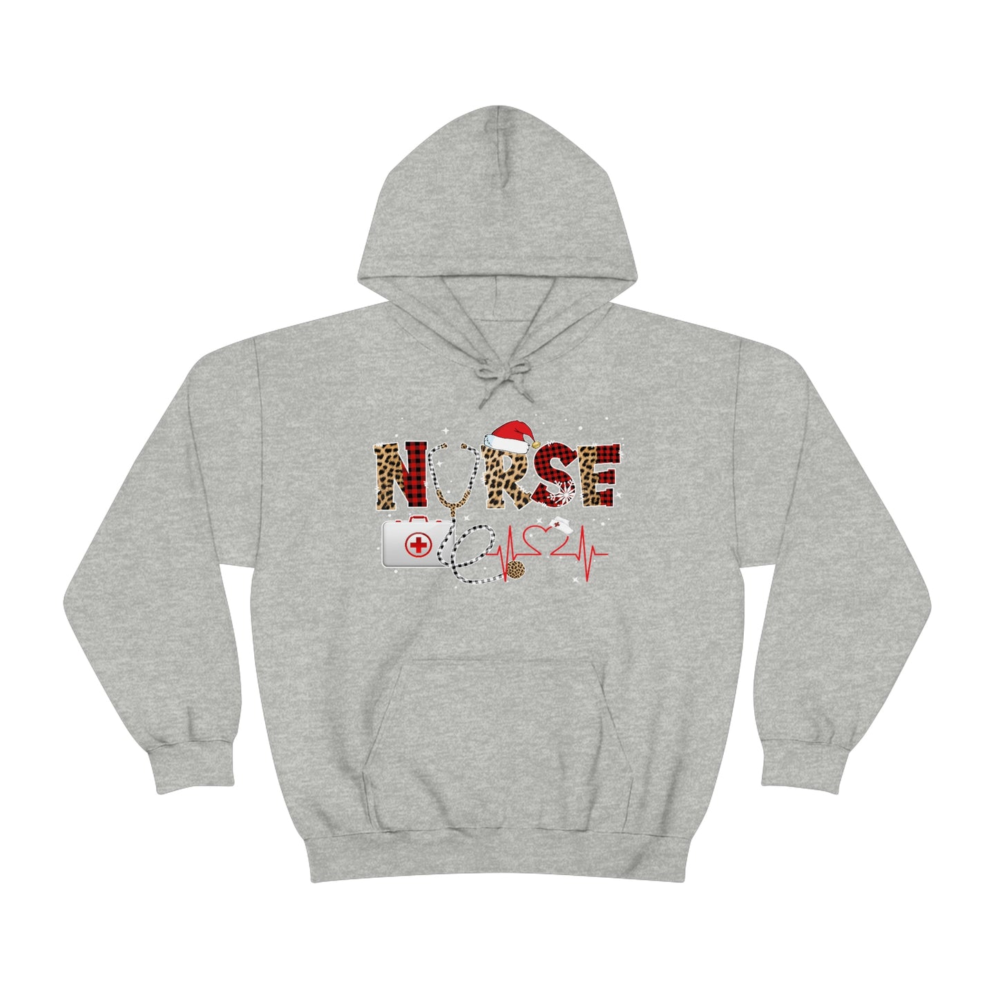 Holiday Nurse Unisex Heavy Blend Hooded Sweatshirt